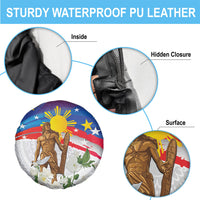 Philippines Flag Day Spare Tire Cover Lapu-Lapu Warrior Heritage Art