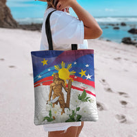 Philippines Flag Day Tote Bag Lapu-Lapu Warrior Heritage Art