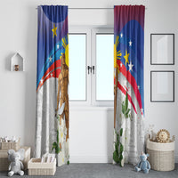 Philippines Flag Day Window Curtain Lapu-Lapu Warrior Heritage Art