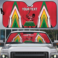 Custom Guyana Cricket Spirit Auto Sun Shade Amazon Warriors Inspired - Wonder Print Shop