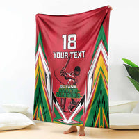 Custom Guyana Cricket Spirit Blanket Amazon Warriors Inspired - Wonder Print Shop
