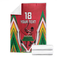 Custom Guyana Cricket Spirit Blanket Amazon Warriors Inspired - Wonder Print Shop