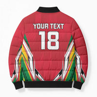 Custom Guyana Cricket Spirit Bomber Puffer Jacket Amazon Warriors Inspired - Wonder Print Shop