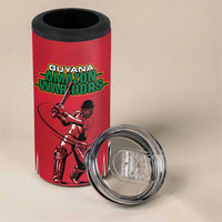 Custom Guyana Cricket Spirit 4 in 1 Can Cooler Tumbler Amazon Warriors Inspired - Wonder Print Shop
