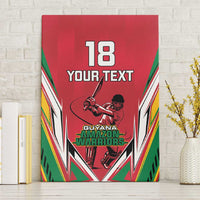 Custom Guyana Cricket Spirit Canvas Wall Art Amazon Warriors Inspired - Wonder Print Shop
