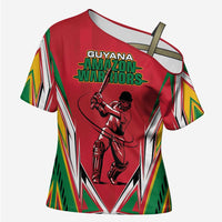 Custom Guyana Cricket Spirit Cross Shoulder Shirt Amazon Warriors Inspired - Wonder Print Shop
