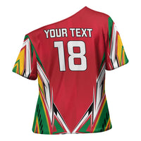 Custom Guyana Cricket Spirit Cross Shoulder Shirt Amazon Warriors Inspired - Wonder Print Shop