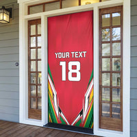 Custom Guyana Cricket Spirit Door Cover Amazon Warriors Inspired - Wonder Print Shop