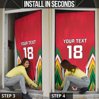 Custom Guyana Cricket Spirit Door Cover Amazon Warriors Inspired - Wonder Print Shop