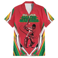 Custom Guyana Cricket Spirit Family Matching Puletasi and Hawaiian Shirt Amazon Warriors Inspired - Wonder Print Shop
