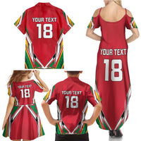 Custom Guyana Cricket Spirit Family Matching Summer Maxi Dress and Hawaiian Shirt Amazon Warriors Inspired - Wonder Print Shop