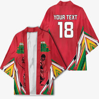 Custom Guyana Cricket Spirit Kimono Amazon Warriors Inspired - Wonder Print Shop