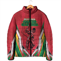 Custom Guyana Cricket Spirit Padded Jacket Amazon Warriors Inspired - Wonder Print Shop