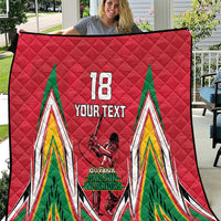 Custom Guyana Cricket Spirit Quilt Amazon Warriors Inspired - Wonder Print Shop