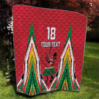 Custom Guyana Cricket Spirit Quilt Amazon Warriors Inspired - Wonder Print Shop