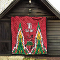 Custom Guyana Cricket Spirit Quilt Amazon Warriors Inspired - Wonder Print Shop