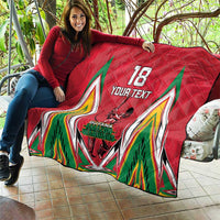 Custom Guyana Cricket Spirit Quilt Amazon Warriors Inspired - Wonder Print Shop