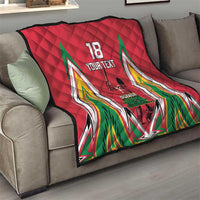 Custom Guyana Cricket Spirit Quilt Amazon Warriors Inspired - Wonder Print Shop