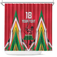 Custom Guyana Cricket Spirit Shower Curtain Amazon Warriors Inspired - Wonder Print Shop