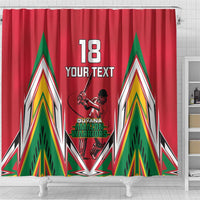 Custom Guyana Cricket Spirit Shower Curtain Amazon Warriors Inspired - Wonder Print Shop