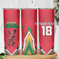 Custom Guyana Cricket Spirit Skinny Tumbler Amazon Warriors Inspired - Wonder Print Shop