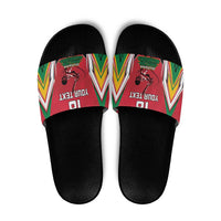 Custom Guyana Cricket Spirit Slide Sandals Amazon Warriors Inspired - Wonder Print Shop