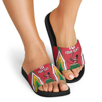 Custom Guyana Cricket Spirit Slide Sandals Amazon Warriors Inspired - Wonder Print Shop