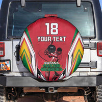 Custom Guyana Cricket Spirit Spare Tire Cover Amazon Warriors Inspired - Wonder Print Shop
