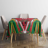 Custom Guyana Cricket Spirit Tablecloth Amazon Warriors Inspired - Wonder Print Shop