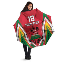 Custom Guyana Cricket Spirit Umbrella Amazon Warriors Inspired - Wonder Print Shop