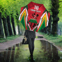 Custom Guyana Cricket Spirit Umbrella Amazon Warriors Inspired - Wonder Print Shop