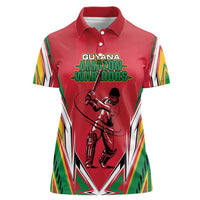 Custom Guyana Cricket Spirit Women Polo Shirt Amazon Warriors Inspired - Wonder Print Shop