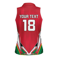 Custom Guyana Cricket Spirit Women Sleeveless Polo Shirt Amazon Warriors Inspired - Wonder Print Shop
