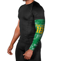 Custom Guyana Football Arm Sleeves One Team One Game Green Version - Wonder Print Shop