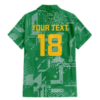 Custom Guyana Football Family Matching Mermaid Dress and Hawaiian Shirt One Team One Game Green Version - Wonder Print Shop