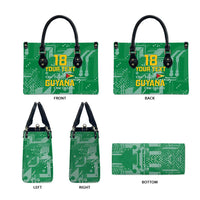 Custom Guyana Football Leather Bag One Team One Game Green Version - Wonder Print Shop