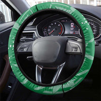 Guyana Football Steering Wheel Cover One Team One Game Green Version - Wonder Print Shop
