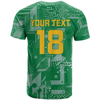 Custom Guyana Football T Shirt One Team One Game Green Version - Wonder Print Shop