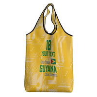 Custom Guyana Football Grocery Bag One Team One Game Yellow Version - Wonder Print Shop