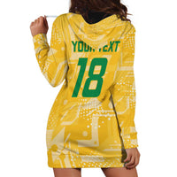 Custom Guyana Football Hoodie Dress One Team One Game Yellow Version - Wonder Print Shop