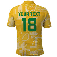 Custom Guyana Football Polo Shirt One Team One Game Yellow Version - Wonder Print Shop