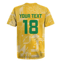 Custom Guyana Football Rugby Jersey One Team One Game Yellow Version - Wonder Print Shop