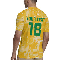 Custom Guyana Football Rugby Jersey One Team One Game Yellow Version - Wonder Print Shop