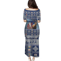 Finland Joulupukki Christmas Family Matching Puletasi and Hawaiian Shirt Mythology Hannunvaakuna - Wonder Print Shop