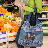 Finland Joulupukki Christmas Grocery Bag Mythology Hannunvaakuna