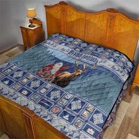 Finland Joulupukki Christmas Quilt Mythology Hannunvaakuna - Wonder Print Shop