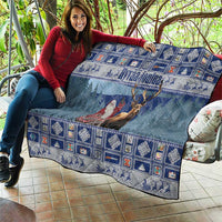 Finland Joulupukki Christmas Quilt Mythology Hannunvaakuna - Wonder Print Shop