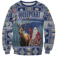 Finland Joulupukki Christmas Sweatshirt Mythology Hannunvaakuna - Wonder Print Shop