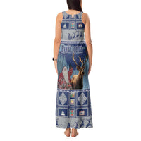 Finland Joulupukki Christmas Tank Maxi Dress Mythology Hannunvaakuna - Wonder Print Shop