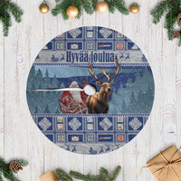 Finland Joulupukki Christmas Tree Skirt Mythology Hannunvaakuna - Wonder Print Shop